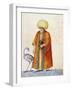 Turkish Man with Flamingo-Jacopo Ligozzi-Framed Giclee Print