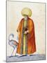 Turkish Man with Flamingo-Jacopo Ligozzi-Mounted Giclee Print