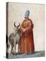 Turkish Man with Goat-Jacopo Ligozzi-Stretched Canvas