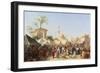 Turkish Market-Rudolph von Alt-Framed Giclee Print