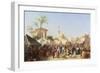 Turkish Market-Rudolph von Alt-Framed Giclee Print