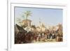 Turkish Market-Rudolph von Alt-Framed Giclee Print