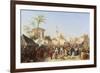 Turkish Market-Rudolph von Alt-Framed Giclee Print