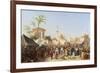 Turkish Market-Rudolph von Alt-Framed Giclee Print