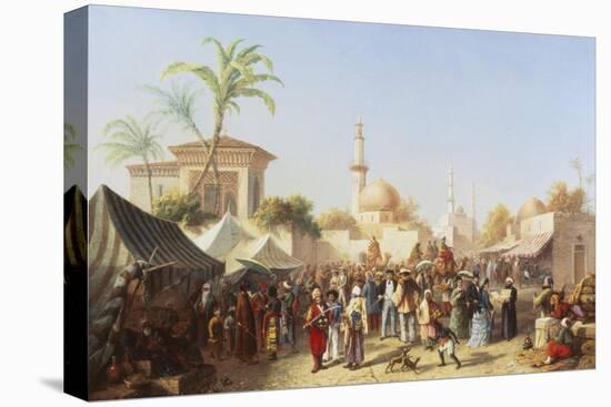 Turkish Market-Rudolph von Alt-Stretched Canvas