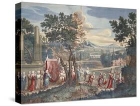 Turkish Marriage Procession, 1712-13-Scotin-Stretched Canvas