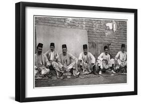 Turkish Money Changers, Baghdad, Iraq, 1925-A Kerim-Framed Giclee Print