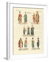 Turkish National Costumes-null-Framed Giclee Print