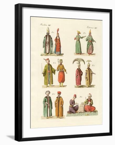 Turkish National Costumes-null-Framed Giclee Print