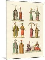 Turkish National Costumes-null-Mounted Giclee Print