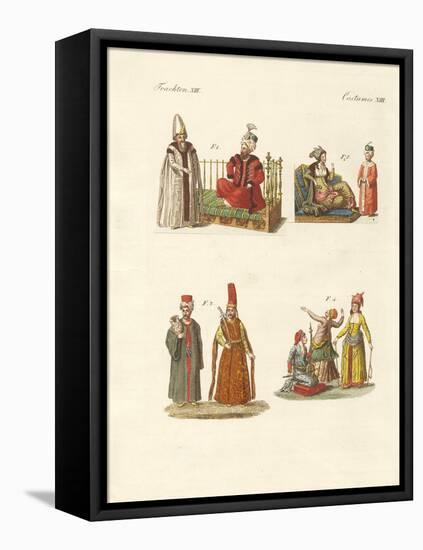 Turkish National Costumes-null-Framed Stretched Canvas