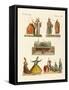 Turkish National Costumes-null-Framed Stretched Canvas