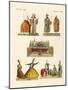 Turkish National Costumes-null-Mounted Giclee Print