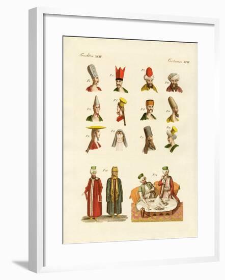 Turkish National Costumes-null-Framed Giclee Print