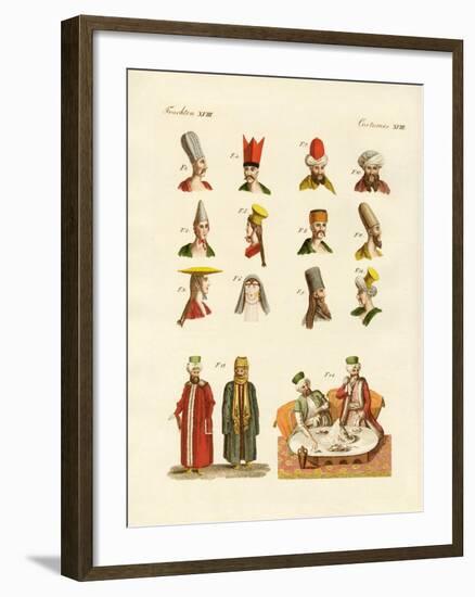 Turkish National Costumes-null-Framed Giclee Print