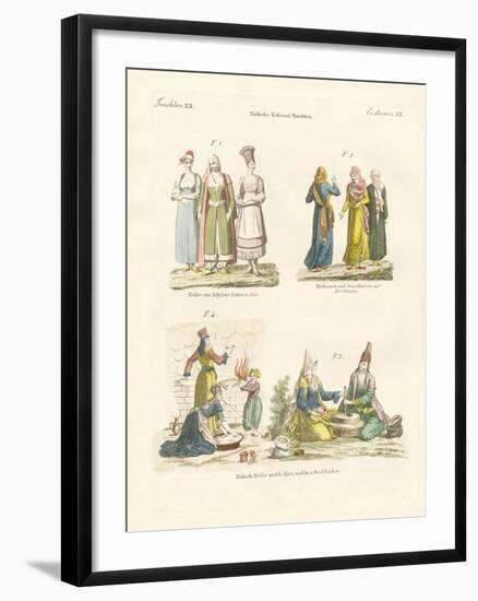 Turkish National Costumes-null-Framed Giclee Print