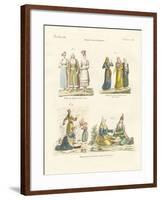 Turkish National Costumes-null-Framed Giclee Print