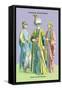 Turkish Noblemen and Sultan, 11th Century-Richard Brown-Framed Stretched Canvas