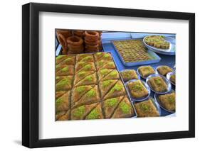 Turkish Pastries, Lefkosa (Nicosia), North Cyprus, Cyprus, Europe-Neil Farrin-Framed Photographic Print