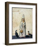 Turkish Peasant-Jacopo Ligozzi-Framed Giclee Print