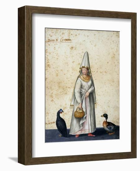 Turkish Peasant-Jacopo Ligozzi-Framed Giclee Print