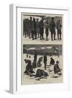 Turkish Prisoners at Bucharest-Joseph Nash-Framed Giclee Print