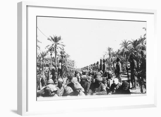 Turkish Prisoners of War, Ca. 1914-null-Framed Photographic Print