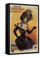 Turkish Regie Cigs France 1898-null-Framed Stretched Canvas