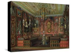 Turkish Room in the Catherine Palace in Tsarskoye Selo, Mid of the 19th C-Eduard Hau-Stretched Canvas