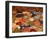 Turkish Rugs on Display, Cappadoccia, Turkey-Darrell Gulin-Framed Photographic Print