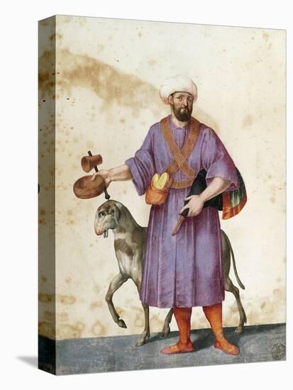 Turkish Shepherd with Sheep-Jacopo Ligozzi-Stretched Canvas