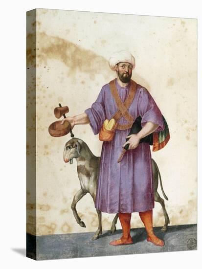 Turkish Shepherd with Sheep-Jacopo Ligozzi-Stretched Canvas