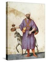 Turkish Shepherd with Sheep-Jacopo Ligozzi-Stretched Canvas