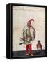 Turkish Soldier with Owl-Jacopo Ligozzi-Framed Stretched Canvas