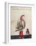 Turkish Soldier with Owl-Jacopo Ligozzi-Framed Giclee Print