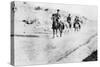 Turkish Soldiers Leaving Mosul, Mesopotamia, Wwi, 1918-null-Stretched Canvas