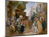 Turkish Street Scene-Amadeo Preziosi-Mounted Giclee Print