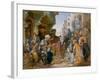 Turkish Street Scene-Amadeo Preziosi-Framed Giclee Print