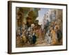 Turkish Street Scene-Amadeo Preziosi-Framed Giclee Print