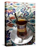 Turkish Tea, Istanbul, Turkey-Peter Adams-Stretched Canvas
