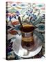 Turkish Tea, Istanbul, Turkey-Peter Adams-Stretched Canvas