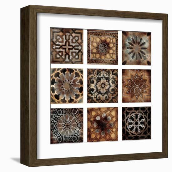 Turkish Tiles-Liz Jardine-Framed Art Print