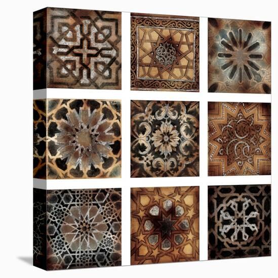 Turkish Tiles-Liz Jardine-Stretched Canvas