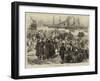 Turkish War Preparations, Landing Cavalry at Constantinople-null-Framed Giclee Print