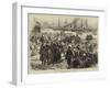 Turkish War Preparations, Landing Cavalry at Constantinople-null-Framed Giclee Print