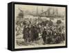 Turkish War Preparations, Landing Cavalry at Constantinople-null-Framed Stretched Canvas