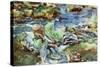 Turkish Woman by a Stream-John Singer Sargent-Stretched Canvas