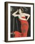 Turkish Woman Wearing the Turkish Flag-null-Framed Photographic Print