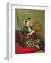 Turkish Woman with a Tambourine-Jean-Etienne Liotard-Framed Giclee Print