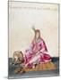 Turkish Woman with Dog, 1547-1627-Jacopo Ligozzi-Mounted Giclee Print